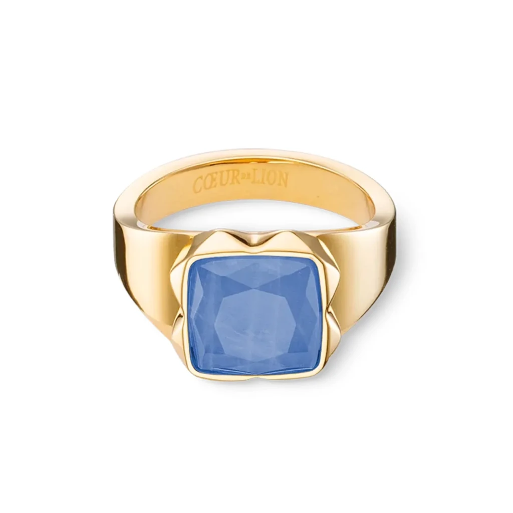 Кольцо Coeur de Lion Blue-Gold 1200/40-0716 52