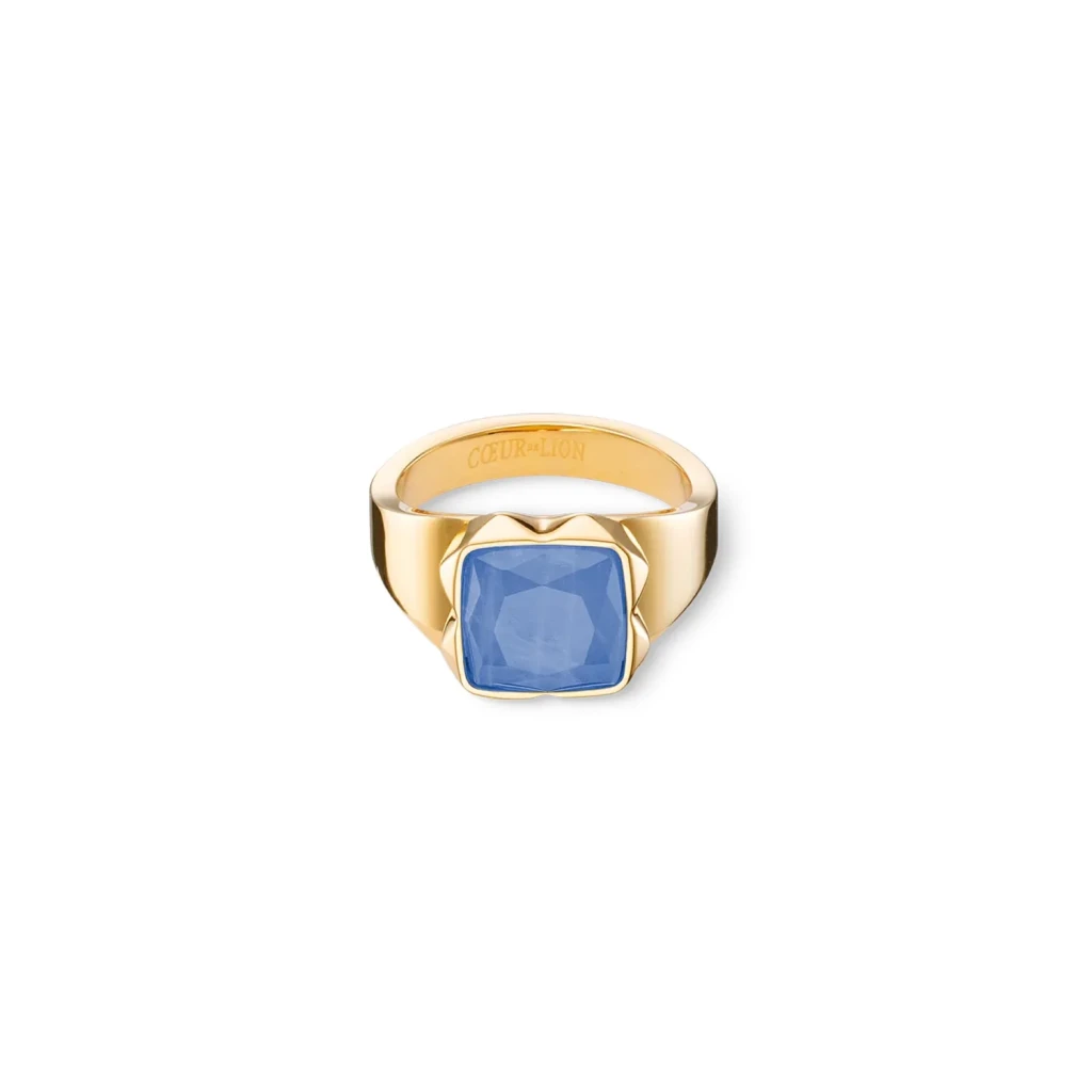 Кольцо Coeur de Lion Blue-Gold 1200/40-0716 52
