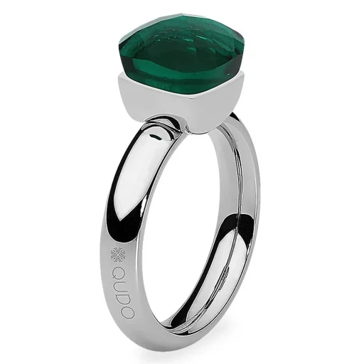 Кольцо Qudo FIRENZE 19 (S) Emerald 107000/40-4507 19