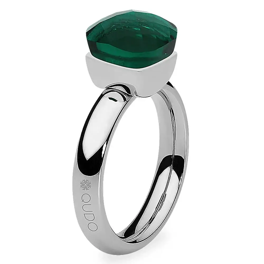 Кольцо Qudo FIRENZE 19 (S) Emerald 107000/40-4507 19