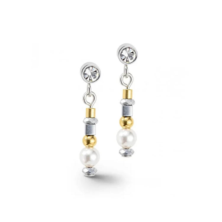 Серьги Coeur de Lion Gold-Silver 6008/21-1617