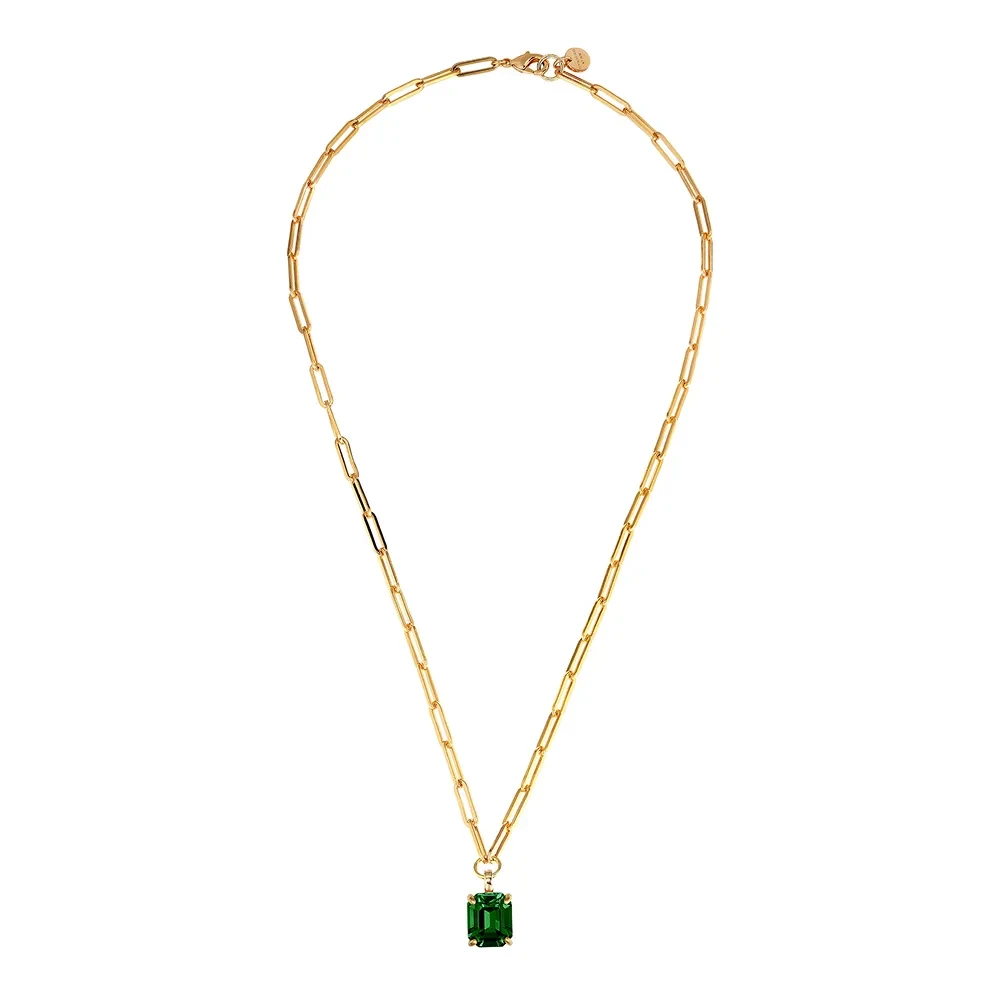 Колье Dyrberg Kern OCTA SG EMERALD GREEN 470102