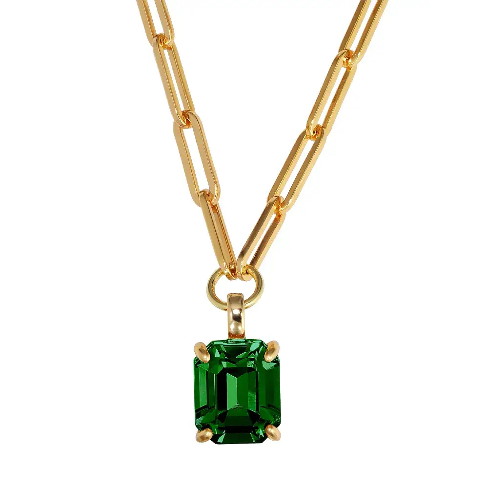 Колье Dyrberg Kern OCTA SG EMERALD GREEN 470102