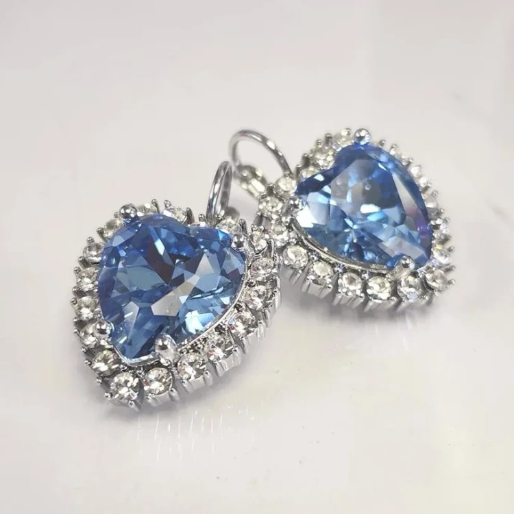Серьги Dyrberg Kern FELICIA SS LIGHT BLUE 420054 BL/S