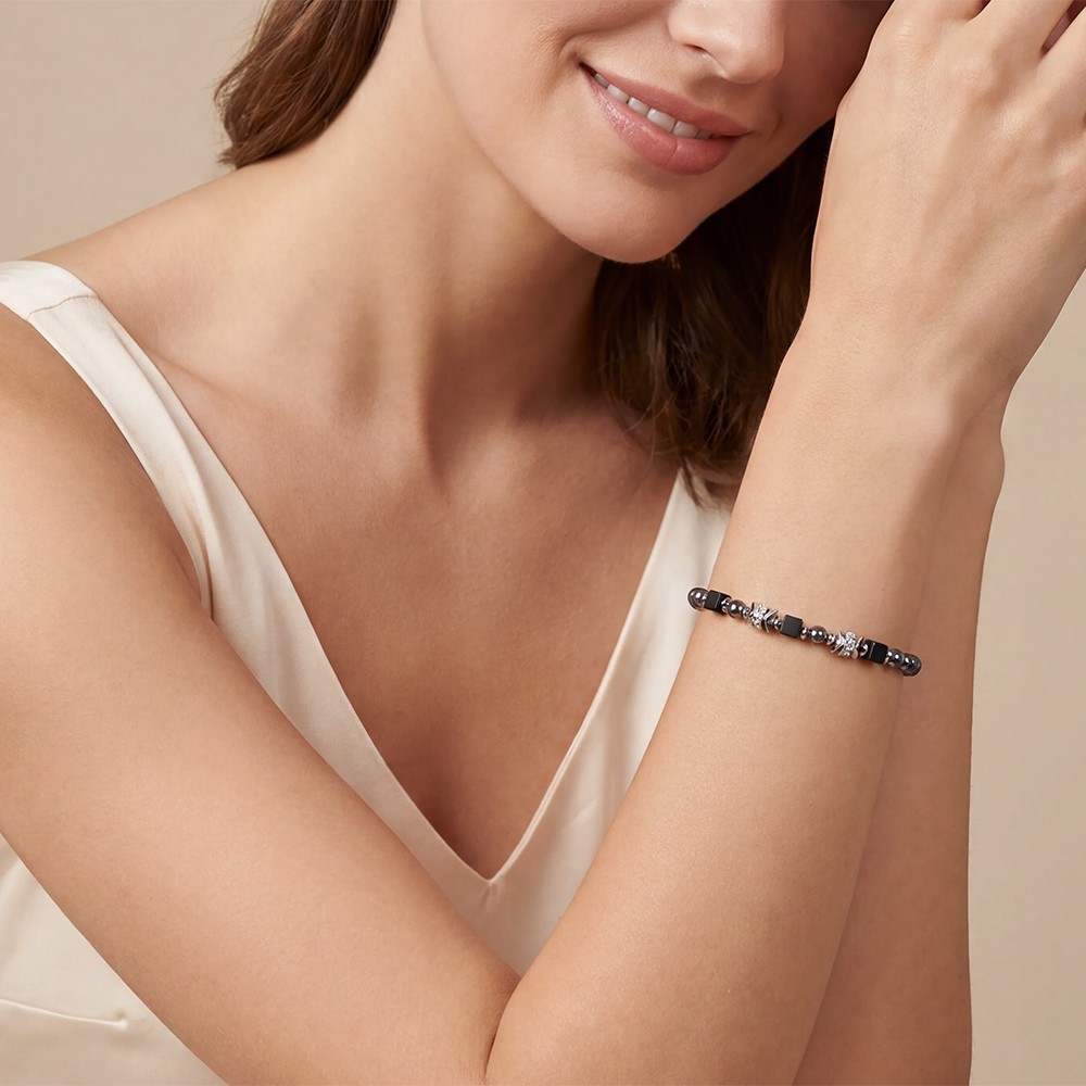 Браслет Coeur de Lion Grey-Silver 2106/30-1217