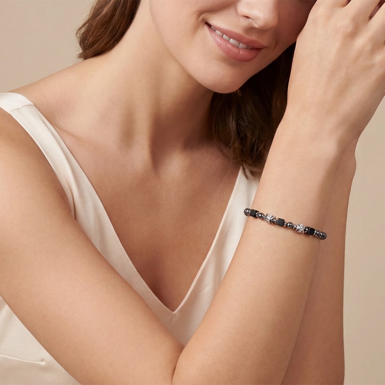 Браслет Coeur de Lion Grey-Silver 2106/30-1217