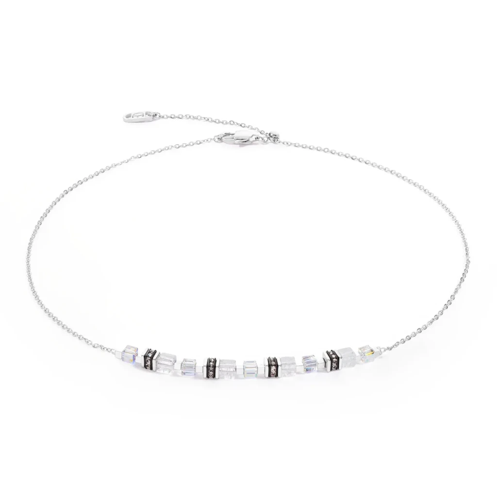 Колье Coeur de Lion White-Silver 5076/10-1417