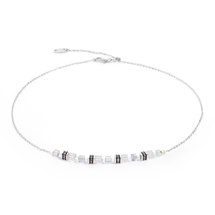 Колье Coeur de Lion White-Silver 5076/10-1417