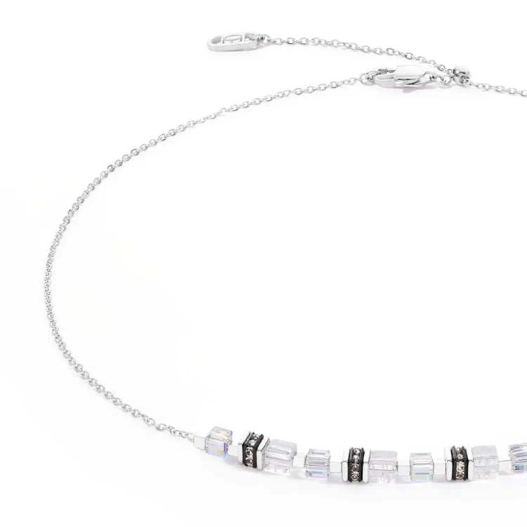 Колье Coeur de Lion White-Silver 5076/10-1417