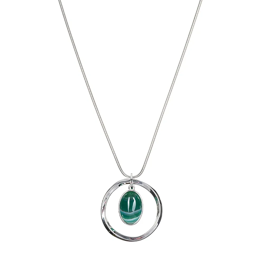 Колье Fiore Luna GREEN QUARTZ LN5144 G/S