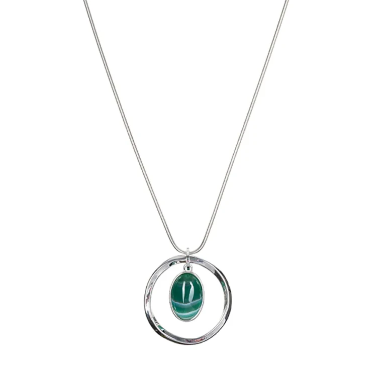 Колье Fiore Luna GREEN QUARTZ LN5144 G/S