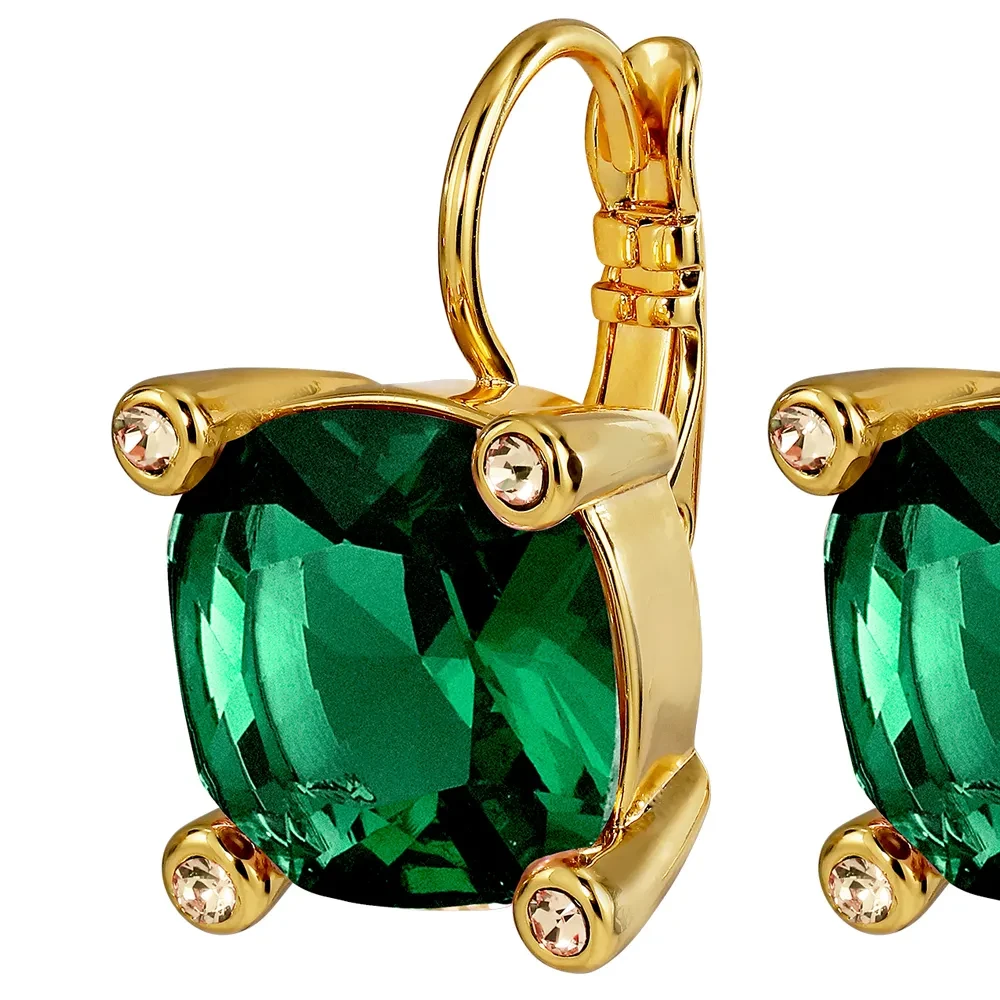 Серьги Dyrberg Kern TANA SG EMERALD GREEN 450118