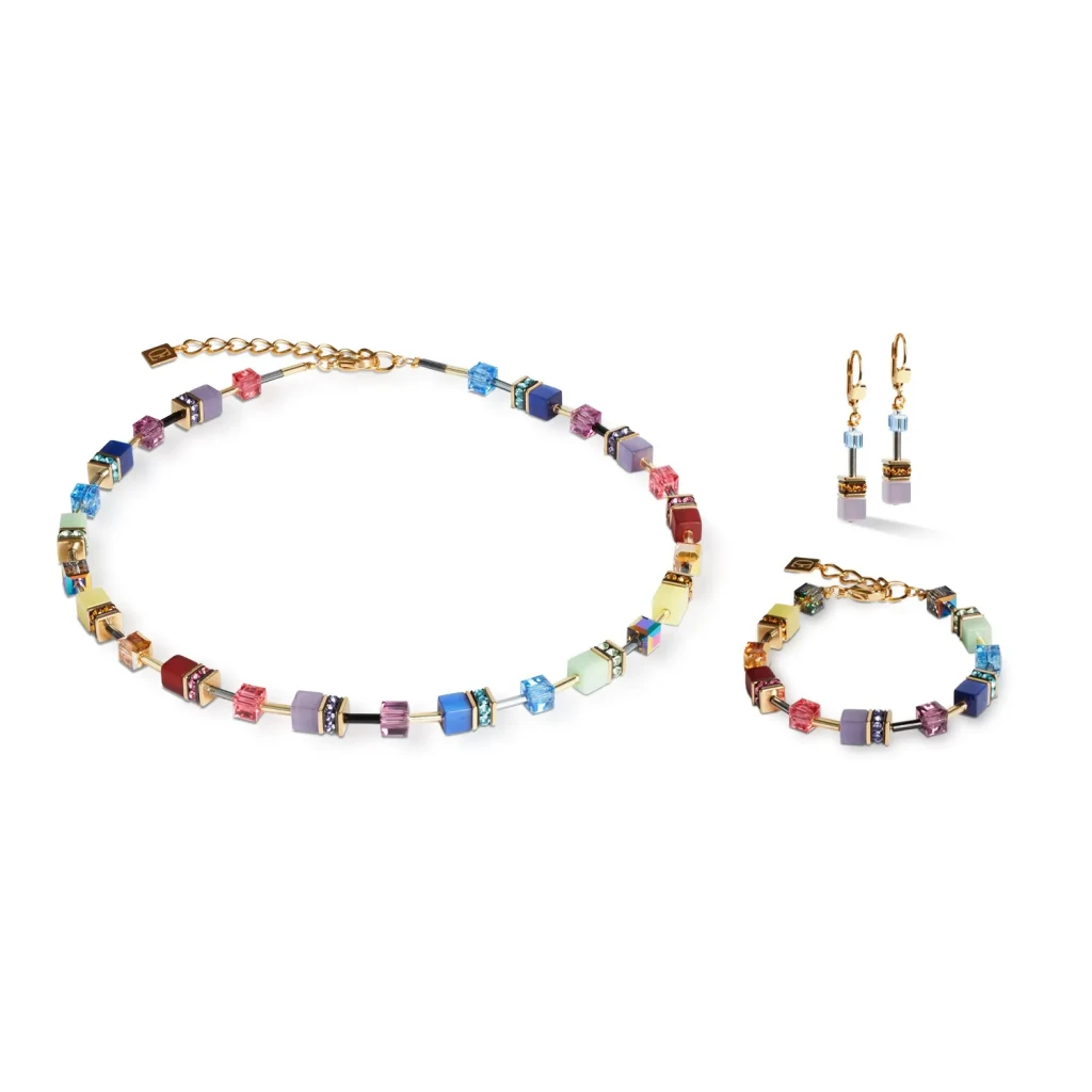 Колье Coeur de Lion Multicolour Gold 2838/10-1516