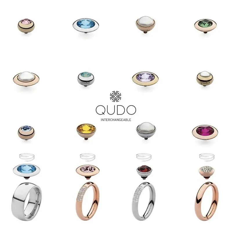 Шарм Qudo Bottone Light Peach 8 мм 680136 BR/S