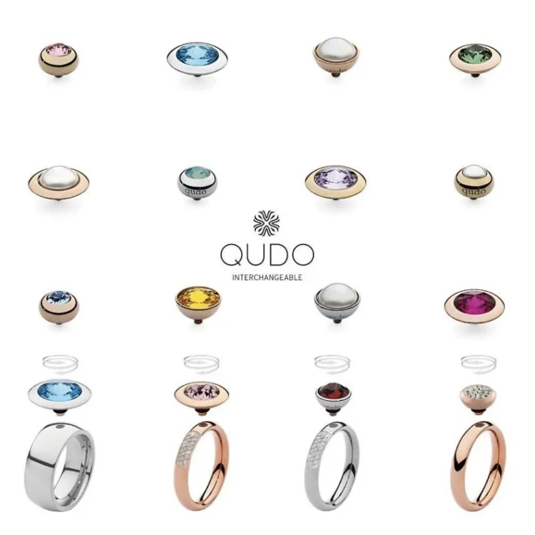 Шарм Qudo Bottone Light Peach 8 мм 680136 BR/S