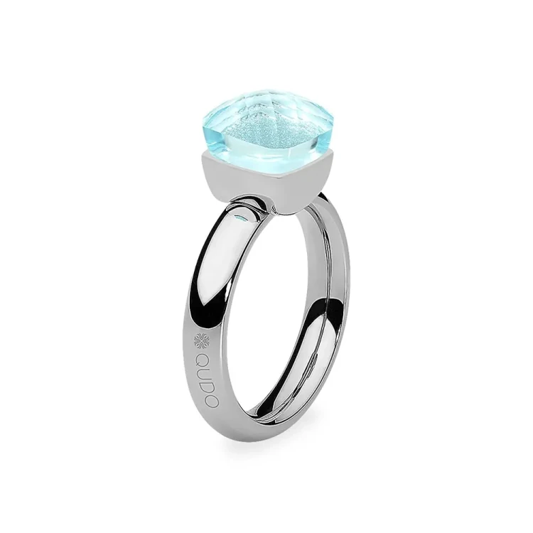 Кольцо Qudo FIRENZE 18 (S) Aquamarine 107000/40-6002 18