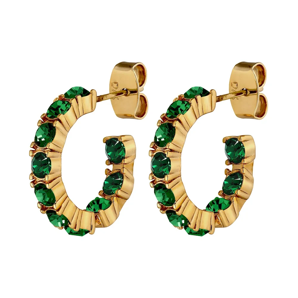 Серьги Dyrberg Kern RAQUEL SG EMERALD GREEN 470112