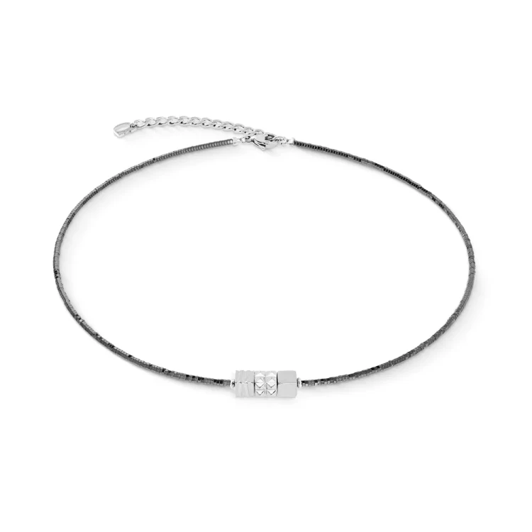 Колье Coeur de Lion Anthracite-Silver 2040/10-1224