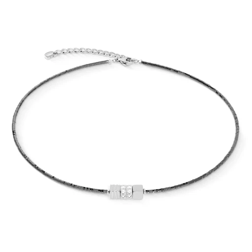 Колье Coeur de Lion Anthracite-Silver 2040/10-1224
