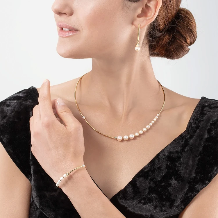 Браслет Coeur de Lion  Asymmetry White-Gold 1102/30-1416