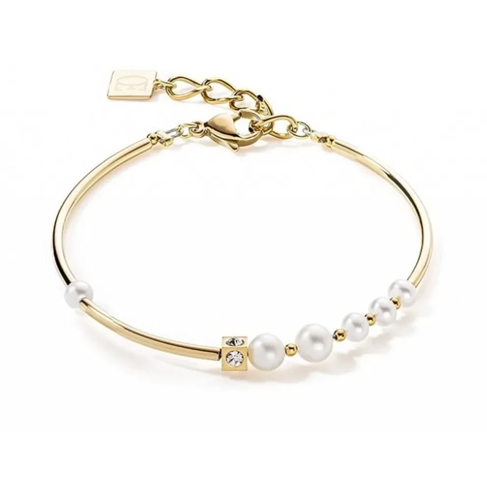 Браслет Coeur de Lion  Asymmetry White-Gold 1102/30-1416