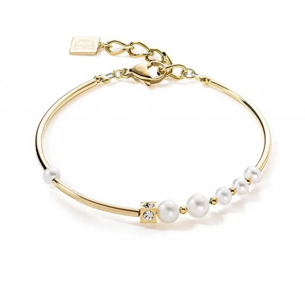 Браслет Coeur de Lion  Asymmetry White-Gold 1102/30-1416