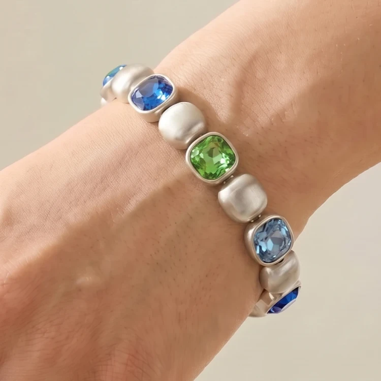 Браслет Green, Light blue, Blue CG201022H-004 S Fiore Luna