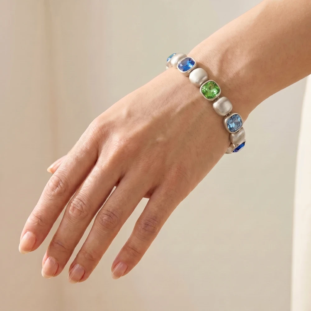 Браслет Green, Light blue, Blue CG201022H-004 S Fiore Luna