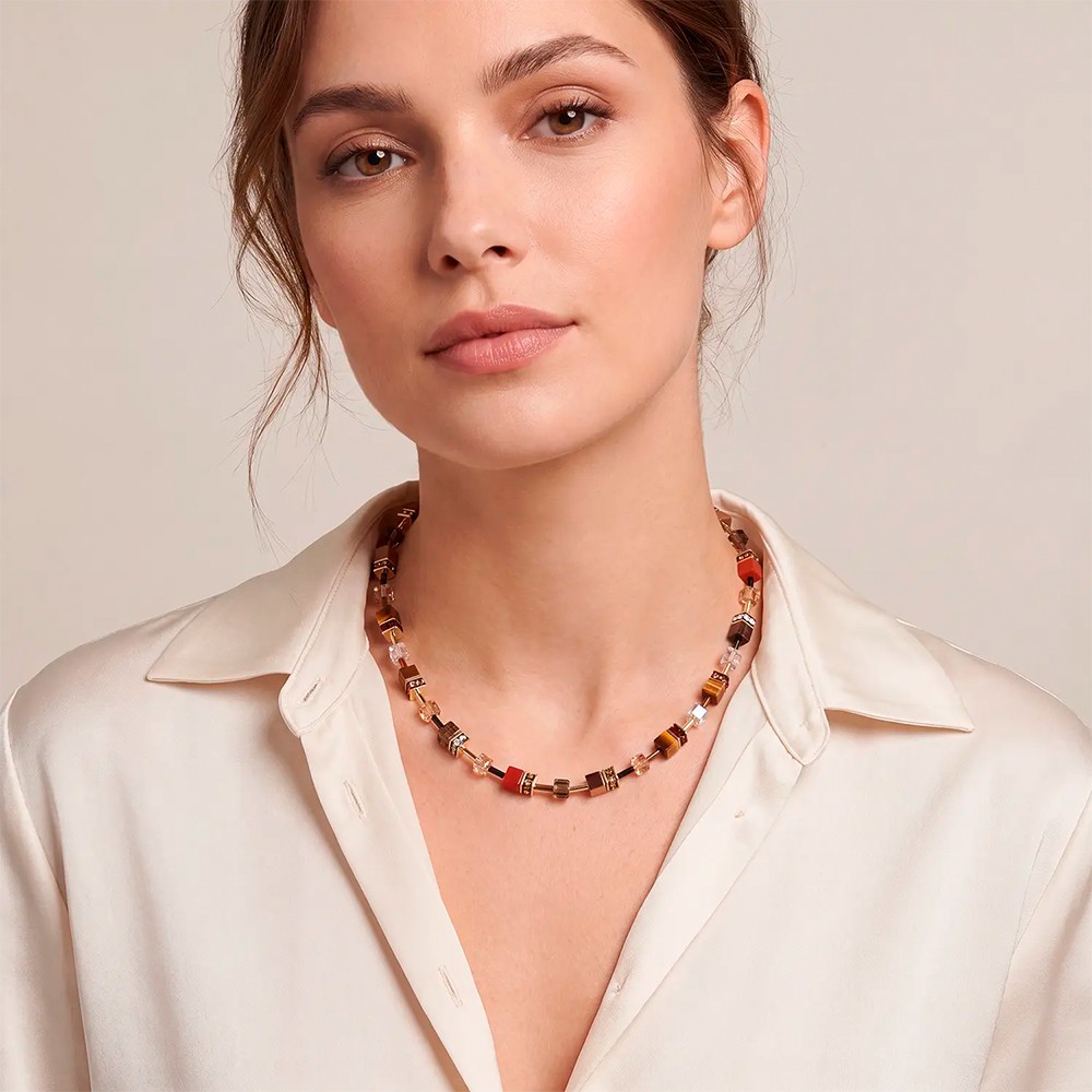Колье Coeur de Lion Brown-Red 4905/10-1103