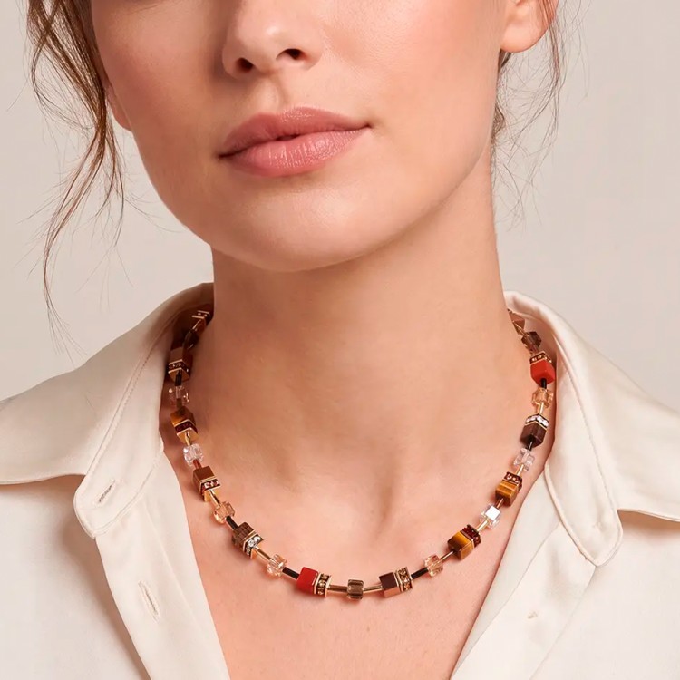 Колье Coeur de Lion Brown-Red 4905/10-1103