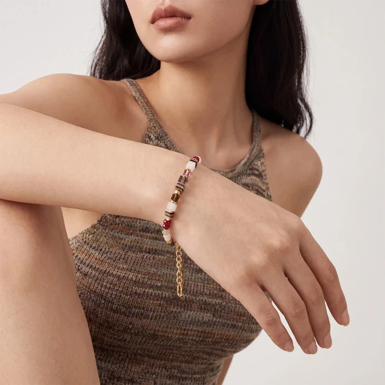 Браслет Coeur de Lion Red-Beige 3041/30-0310