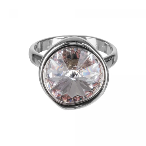 Кольцо Fiore Luna Crystal K1902.M1 BW/S