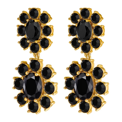 Серьги Dyrberg Kern LINA SG BLACK 450072