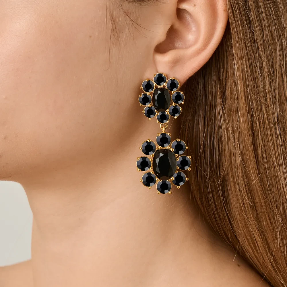 Серьги Dyrberg Kern LINA SG BLACK 450072