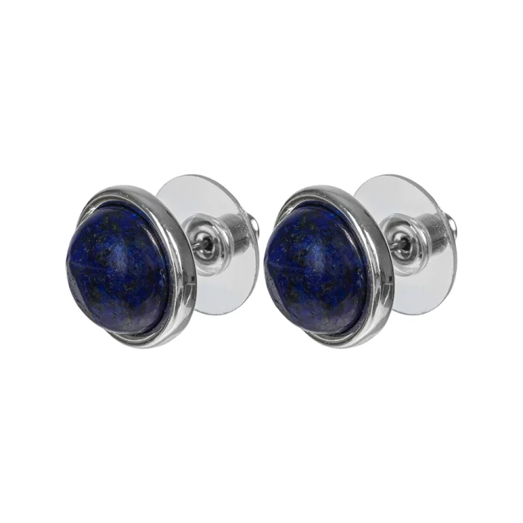 Fiore Luna Пусеты NATURAL LAPIS LE1106 BL/S