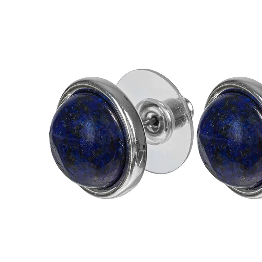 Fiore Luna Пусеты NATURAL LAPIS LE1106 BL/S