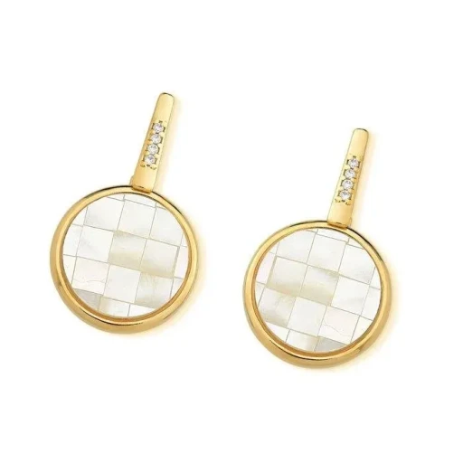 Серьги Possebon Mother Pearl Mosaic A2954.1 G