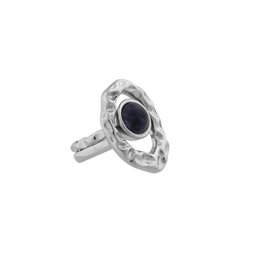 Кольцо Possebon двойное Sodalite 16.5 мм K7158.22/16.5 BL/S