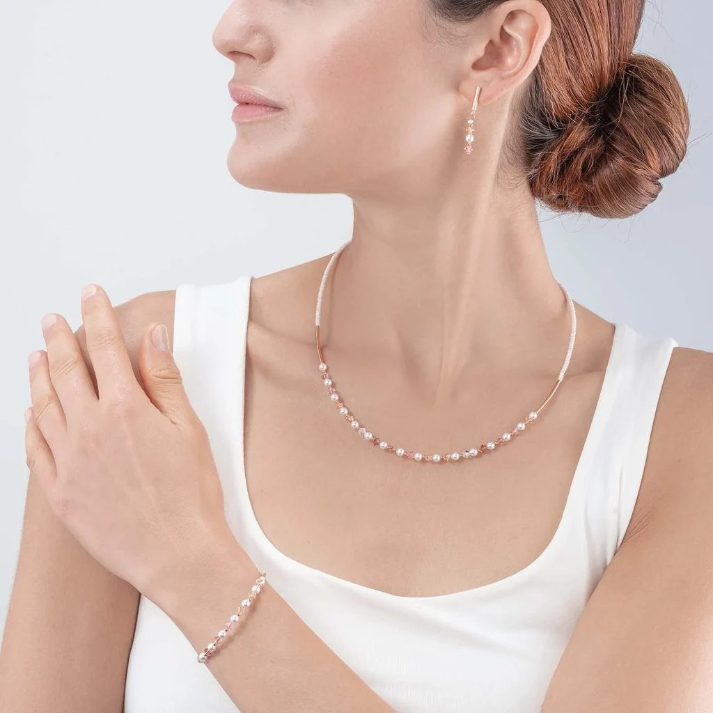 Колье Coeur de Lion Princess Light Rose 6022/10-1920