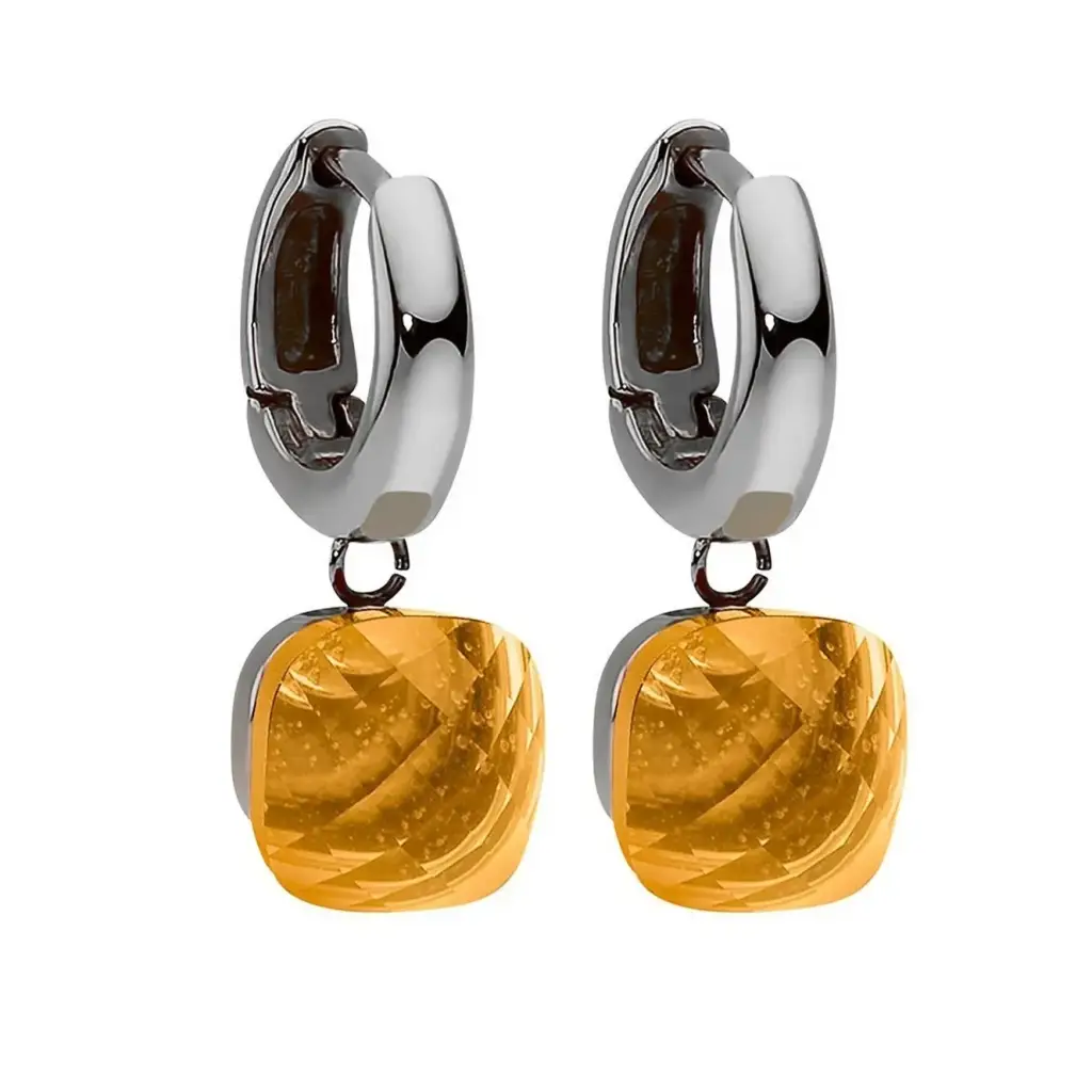 Серьги Qudo Firenze sunflower 300255 BR/S
