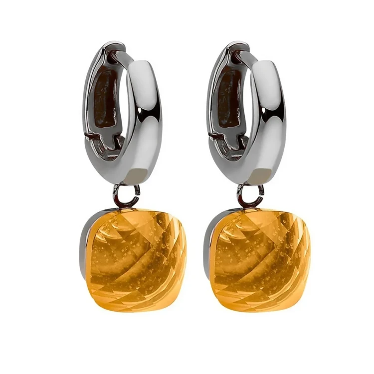 Серьги Qudo Firenze sunflower 300255 BR/S