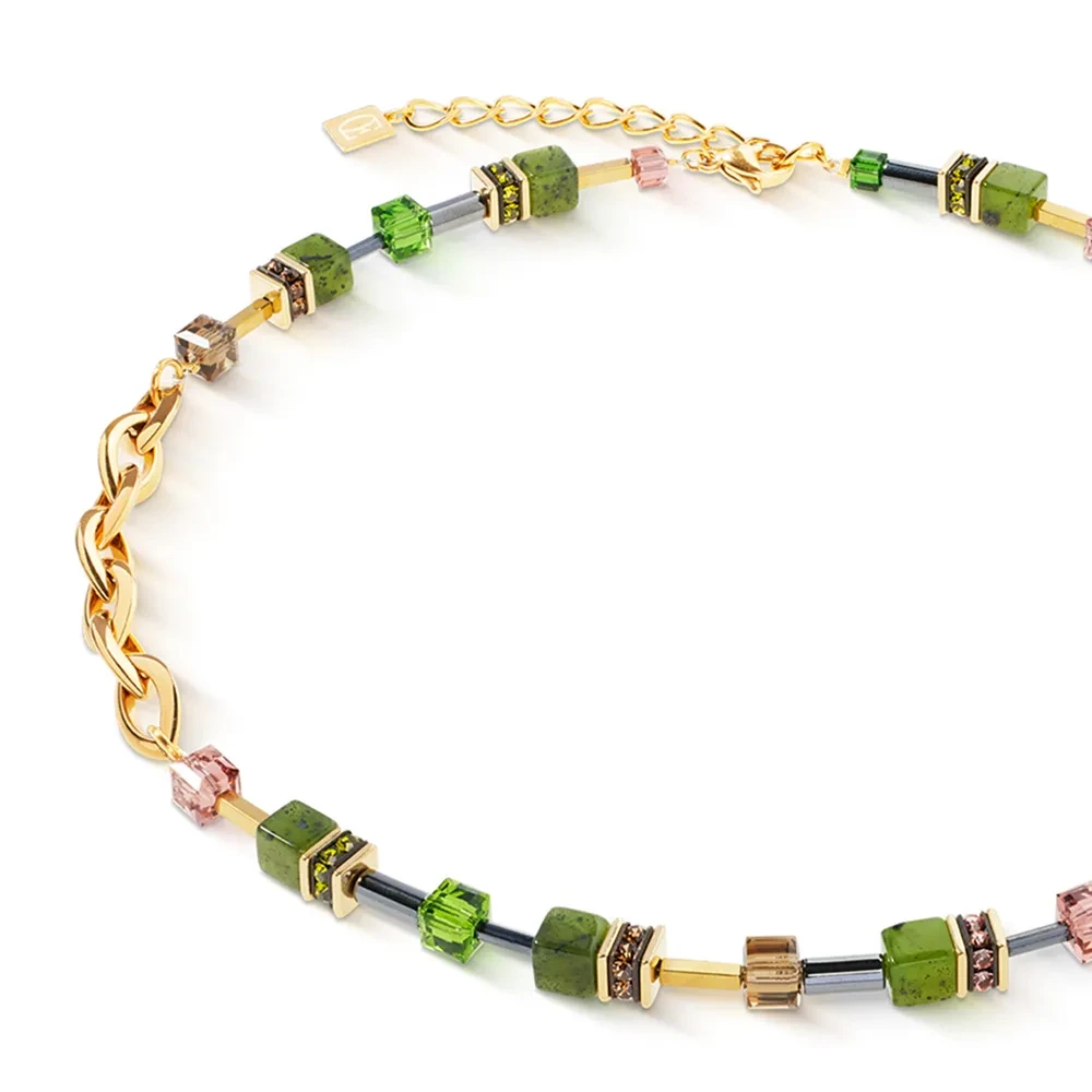 Колье Coeur de Lion Green-Gold 4524/10-0516