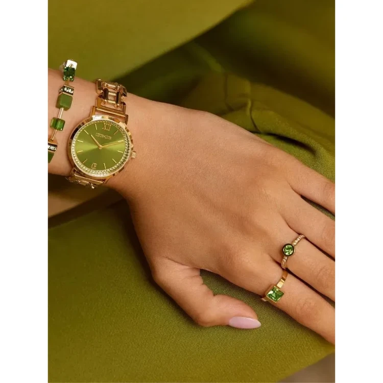 Кольцо Coeur de Lion Green-Gold 0228/40-0516 52