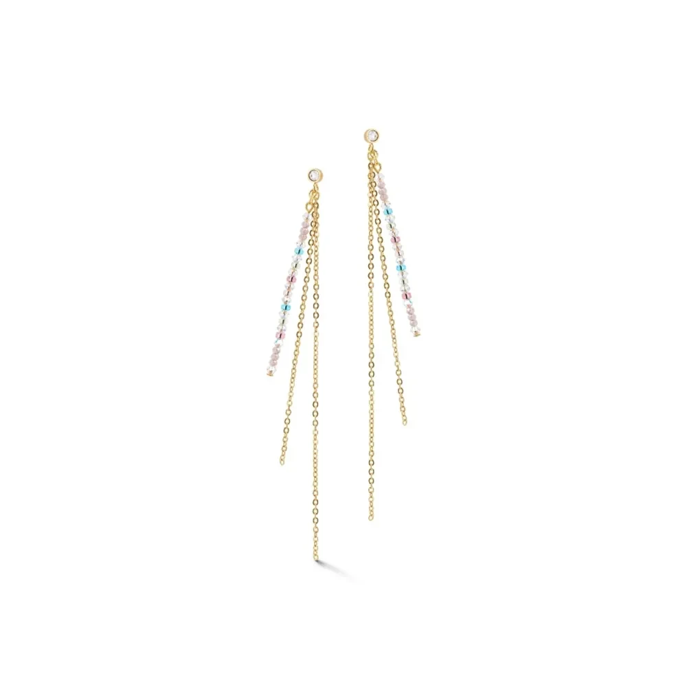 Серьги Coeur de Lion Multicolor Pastell Romantic 5040/21-1558