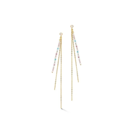 Серьги Coeur de Lion Multicolor Pastell Romantic 5040/21-1558