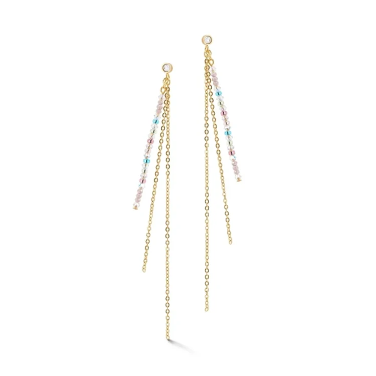 Серьги Coeur de Lion Multicolor Pastell Romantic 5040/21-1558