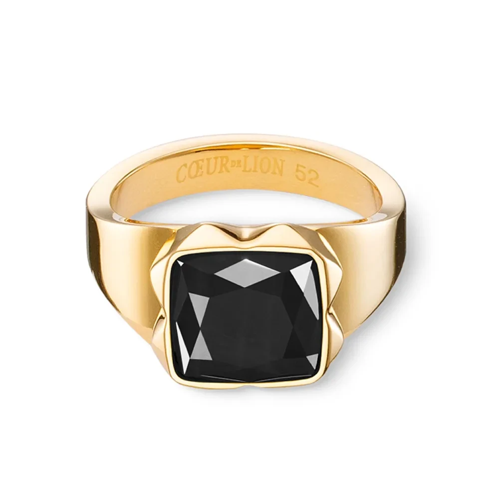 Кольцо Coeur de Lion Black-Gold 1200/40-1316 56