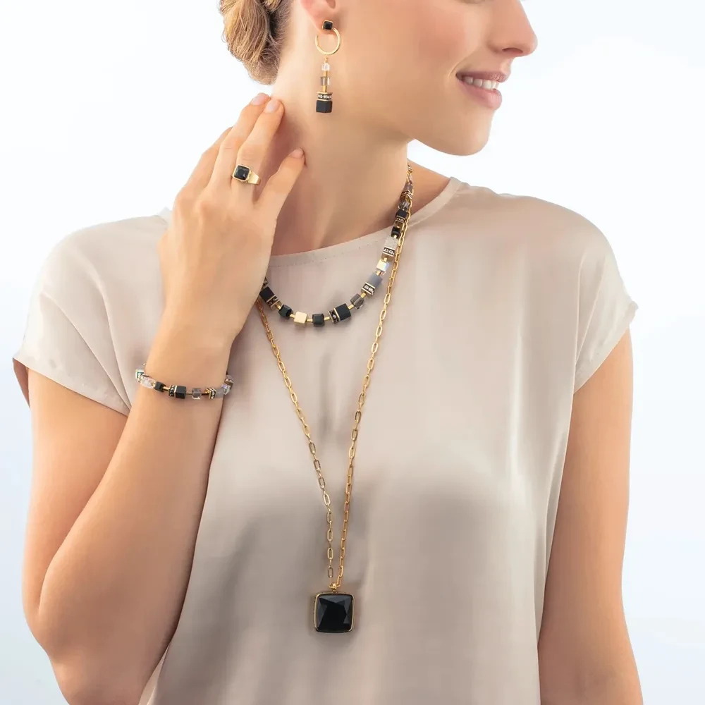 Кольцо Coeur de Lion Black-Gold 1200/40-1316 56