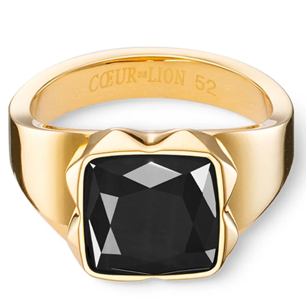 Кольцо Coeur de Lion Black-Gold 1200/40-1316 56