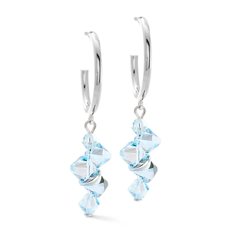 Серьги Coeur de Lion Crystal-Silver 4639/21-1817